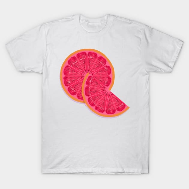 Grapefruit Slice T-Shirt by SecretEmeralds